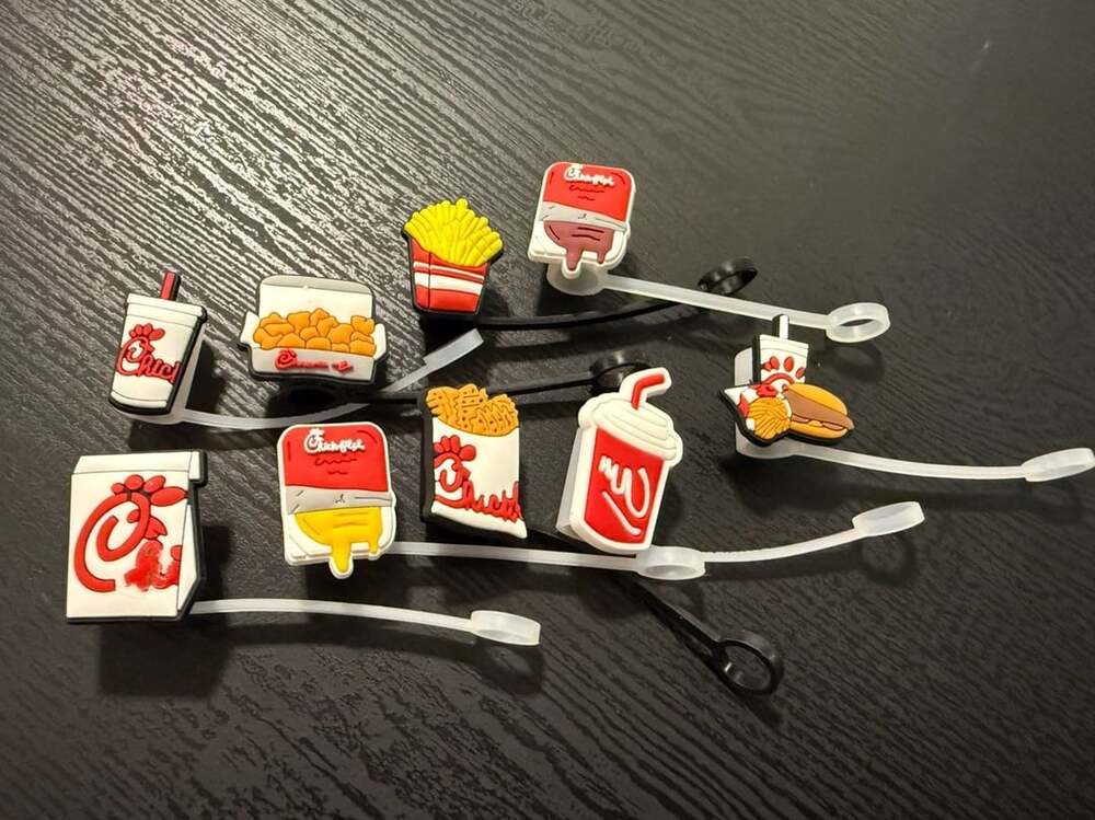Silicone Straw Cover Chik-Fil-a